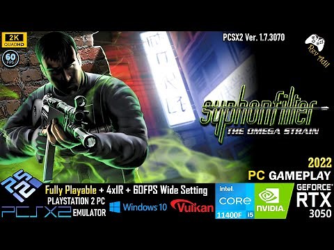Syphon Filter The Omega Strain PC | PCSX2 | VULKAN | Full Playable | PS2 Emulator | 2k60FPS | 2022