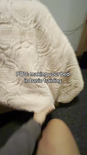 Making Your Bed in Air Force Basic Training