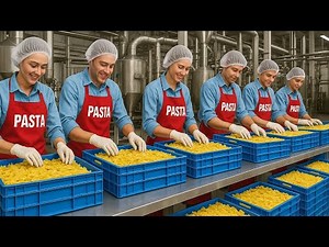 How Pasta is Made in a Factory | Modern Pasta Manufacturing Process.