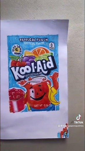 Kool-Aid Paper Squishy #shorts
