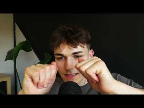 ASMR - repeating my outro (varied hand + visual triggers)