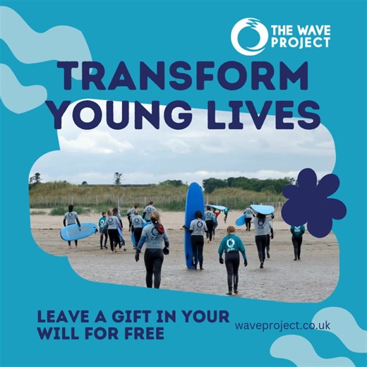  Your legacy can create a brighter future. By including The Wave Project in your Will, you’ll empower children facing mental health challenges to feel confident, positive and hopeful about their future.  Write your Will for free today and make a lasting impact: https://www.waveproject.co.uk/get-involved/gift-in-will/ | Wave Project | Facebook