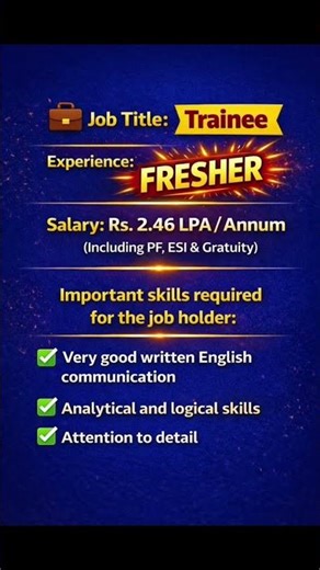 Walkin :eNTrust Software & Services pvt. Follow :‪@Notifyra‬