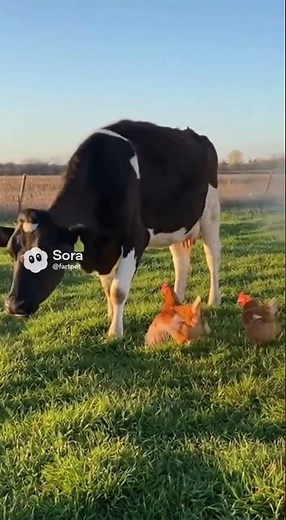 “Cow Farts… Chickens SCREAM 😂🐮🐔” #fartpet #cow #chicken #farmanimals #lol #viralshorts #