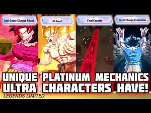 Unique Platinum Mechanics Ultra Characters Have In Dragon Ball Legends