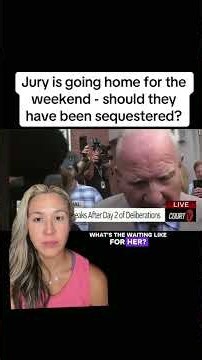 The jury was sent home after 10 hours of the deliberation, the state originally asked if the jury