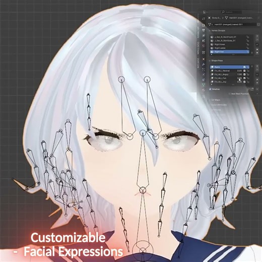 Anime Style Models For Unity & Blender (Promo)