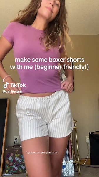 Easy Beginner Sewing Project: Sew Boxer Shorts