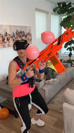Nerf Game 🤫 House Has Never Been so Quiet 😆 🎬 This video was produced by Network Media and Getti | Challenge Accepted
