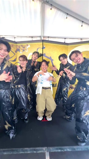 T.M.RevolutionさんとイナズマGolden Sun⚡️☀️ @T.M.Revolution / 西川貴教 @なおたー @高尾颯斗 #TMRevolution #ONENONLY #ワンエン #GoldenSun