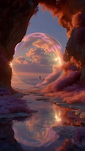 infinite reflections ✦ ☁️ 🪩 ♾️ @escape.ai • @letsgetlost_ai Collab This is AI - Made with @midjourney Midjourney Video and Astra @topazlabs #midjourney #disco #aesthetic #dreamscape #ethereal #portal #dreamy | Luisa