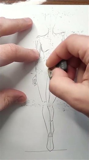 HOW TO DRAW A GIRL Tutorial #shorts SketchingWithJupiter 02