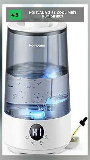 Top 5 Home Humidifiers 2026 #shorts