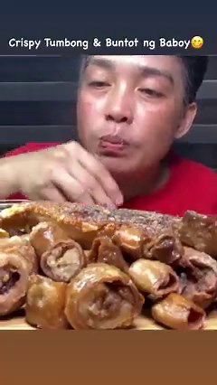 Crispy Tumbong at Buntot ng Baboy #reels #kain #mukbang #asmr #eat #video #new #kain #supportlocal #eating #filipinofood #fyp #foryou #foryoupage #fyp #fypシ | Raw & Cook Food Asmr