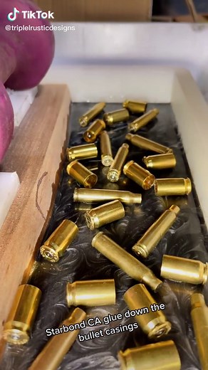 Bullet Casing Resin Art and Epoxy Table Creations
