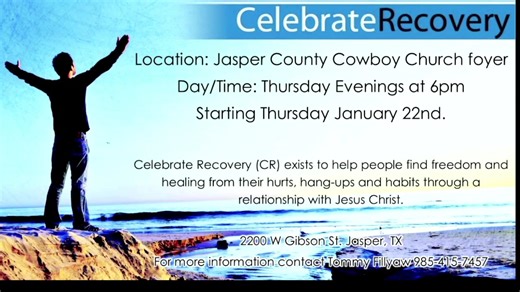 Welcome to the Jasper Cowboy Church, where faith, family, and the cowboy spirit come together! We are a community of believers who honor the traditions of the American West while living out the teachings of Jesus Christ. Here, you’ll find inspiring sermons, uplifting music, Bible studies, and powerful testimonies that connect the cowboy lifestyle with the love of God. Whether you're on the range, in the barn, or at home, we invite you to join us as we ride the trail of faith together. Saddle up,