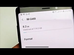 Galaxy Note 8/9: How to Format SD Card