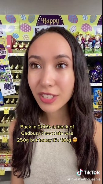 Shrinkflation explained 🤯 did you notice this happening? 😱 #learnontiktok #tiktokpartner #shrinkflation #inflation