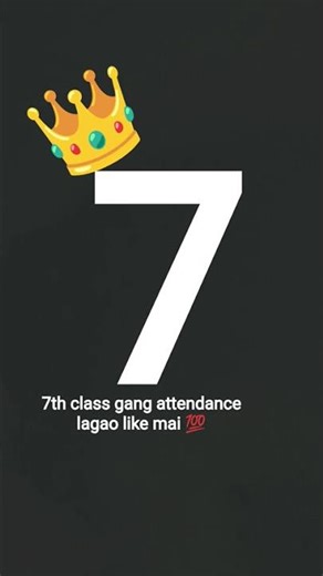 7th gang attendance lagao like mai