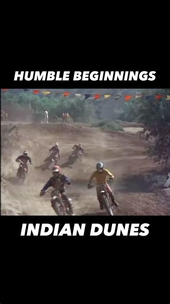 ⚙️THROWBACK THURS.⚙️ Just a short drive from LA, was Indian Dunes. They had it all, a mini track, the Shadows Glen track, and the international track. Let’s don’t forget that oval flat track, and small river that ran through the 600 acre park. Many TV shows were also filmed there like, The Fall Guy, Dukes of Hazard, Chips, Knight Rider and so many more. Sadly Indian Dunes closed in February of 1985. | Preserving MX