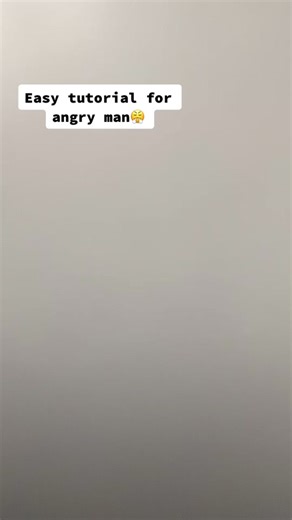 Easy tutorial for angry man😤 | #stickers #graffiti #fyp TikTok