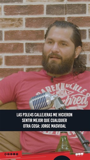 217K views · 8K reactions | Las p3le4s callejeras me hicieron sentir mejor que cualquier otra cosa: Jorge Masvidal #shorts #boxeo #ufc #Masdival #mma #viralshorts #viral | Un Round Más | Facebook