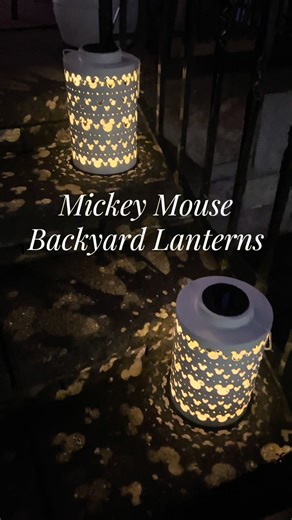 Mickey magic for your backyard? Yes please ✨ These lanterns are everything! Comment a “🐭” and I’ll DM you the link 💡 Make sure to follow me so I can DM you #Decor #BackyardGoals #Finds #DisneyObsessed #MickeyMouse #DisneyStyle