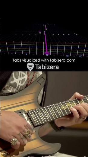 Synyster Gates Makes This Solo Look Easy! Tabizera (Avenged Sevenfold - Shepherd of Fire)#guitartabs