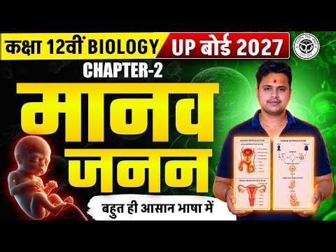 Class 12 Biology Chapter 2: Human Reproduction | 90+ Marks Strategy | UP Board 2027 | Lakshya Batch