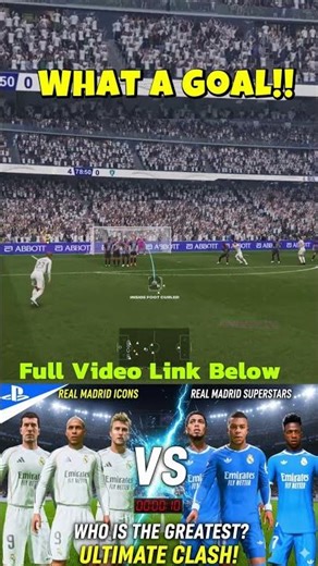 FC 26 - Real Madrid ICONS vs Current STARS | Ronaldo ,Mbappé , Beckham, Vini Jr, Zidane, Bellingham