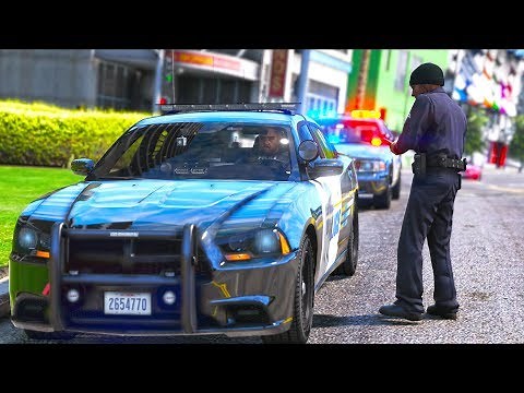 I got pulled over by another cop!! (GTA 5 Mods - LSPDFR Gameplay)