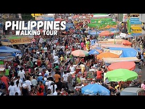 Cebu UNSEEN Walking Tour Philippines | Slums and Markets - Cebu Downtown in 4K HDR