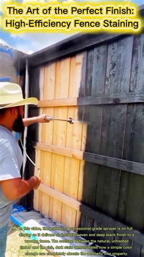 The Art of the Perfect Finish: High-Efficiency Fence Staining