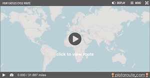 Four Castles Cycle Route on plotaroute.com
