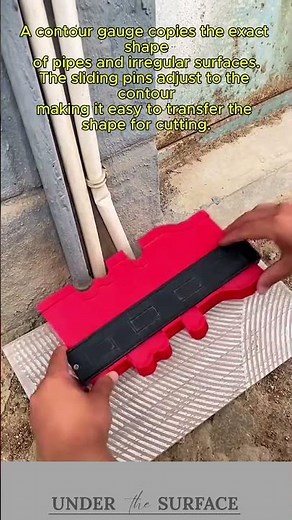 Copying Irregular Shapes with a Contour Gauge Tool