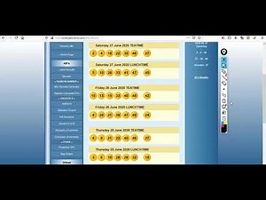 The UK49, winning numbers lottery