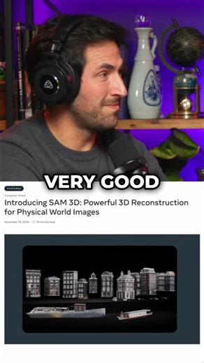 Meta’s SAM 3D turns 2D images into a 3D reconstruction of objects or humans