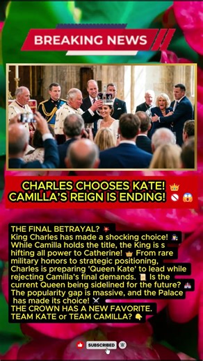 "IT’S KATE’S CROWN NOW!" 👑 Charles Rejects Camilla’s Final Demand! 🚫🔥