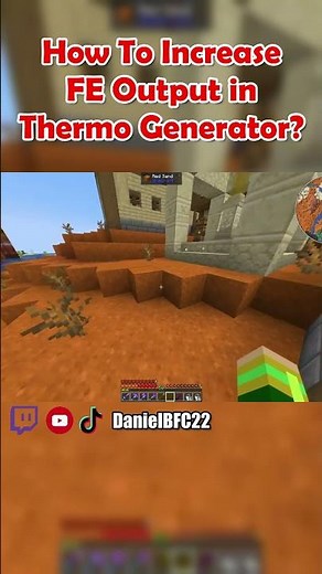 How To Increase FE Output In Thermo Generator?