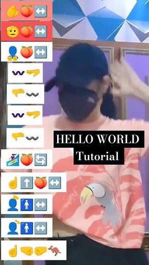 Hello World (Olympics Song) TikTok Dance Tutorial 🫣 #emojidance #tiktok #olympics ‪@Non-dancyDance‬