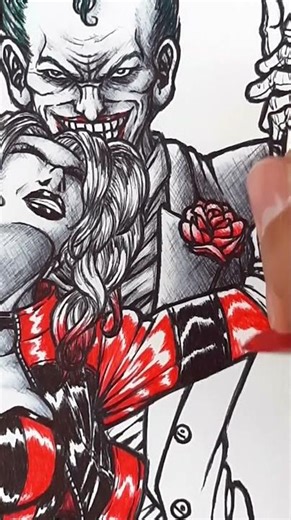 🖋️ Como Obtener la Textura de Tela #dibujo #tutorial #shorts #shortvideo #joker #harleyquinn