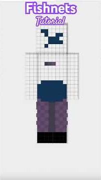 How to Make Fishnets for Minecraft Skins!