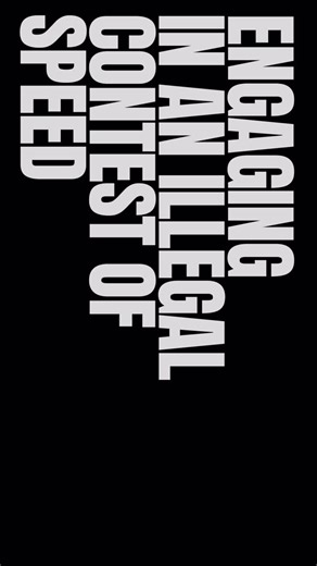 QUINTESSA Q. SWINDELL on Instagram: "⁣In Texas, street racing is broadly defined as any motor vehicle race, speed contest, drag race, acceleration contest, or test of physical endurance of a vehicle operator on a public road. ⠀ ⠀ ⠀ New work-in-progress:⠀ “ENGAGING IN AN ILLEGAL CONTEST OF SPEED”"