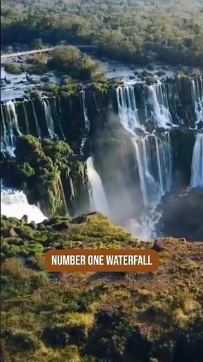 #1 Most Beautiful Waterfall to Visit: Iguazu Falls Argentina/Brazil #WaterfallWonders