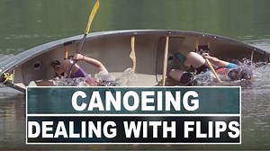 How to deal with a flipped canoe | Canoe rescue techniques