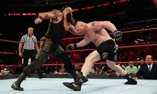 tension Braun Strowman reveals what happened backstage after Brock Lesnar punched him for real during a WWE match