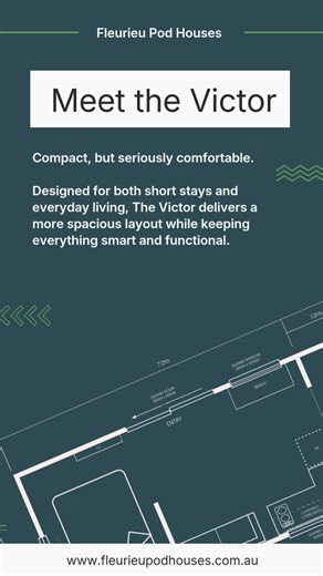 Meet The Victor 👋 Compact, but seriously comfortable. Designed for both short stays and everyday living, The Victor delivers a more spacious layout while keeping everything smart and functional. ✔️ Practical kitchenette ✔️ Full ensuite ✔️ Genuine living space with room to unwind on a sofa or lounge ✔️ Clean, modern modular design The Victor is available in two flexible configurations: Short-stay option Includes a bar bench for dining, entertaining, or enjoying a quiet glass of wine. Living opti