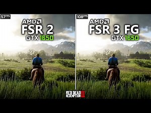 GTX 1650 | Red Dead Redemption 2 - AMD FSR 3 Frame Generation