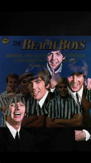 WHO WINS? 🏆 The Beatles vs. The Beach Boys! 🇬🇧🇺🇸 60s Music Showdown #shorts