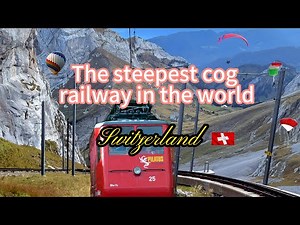 The steepest cog railway in the world | Pilatus | Switzerland | Train driver’s view in 4K